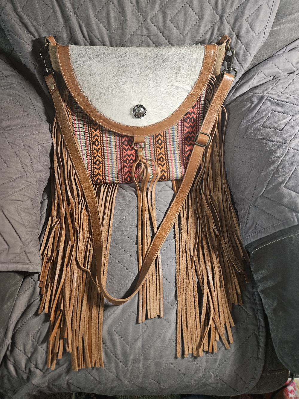 Myra Fringe Crossbody Bag